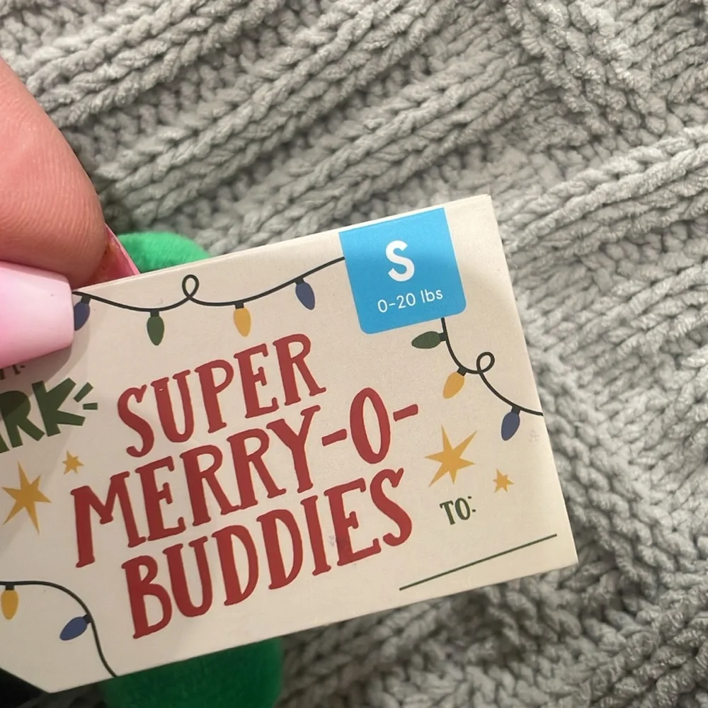 BARK SUPER MERRY-O- BUDDIES PLUSH DOG TOY